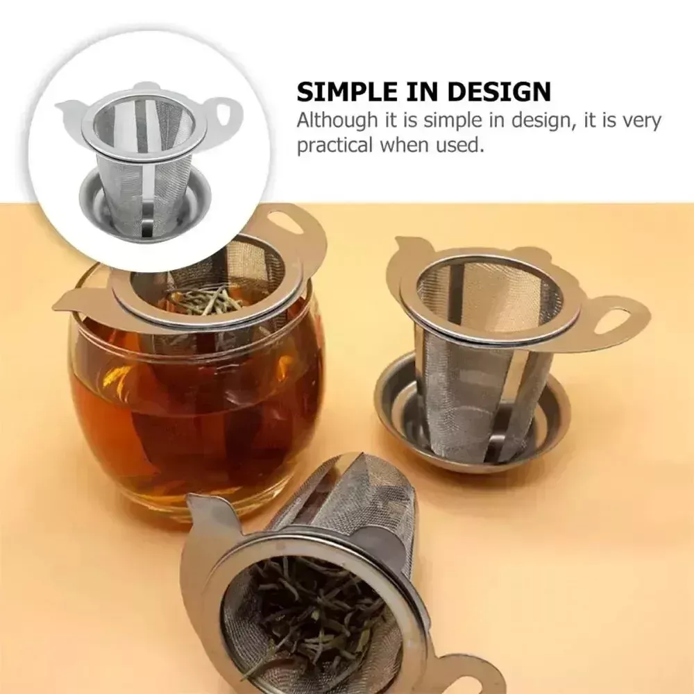 Herbal Wellness Supplement - 1 Set Stainless Steel Tea Filter