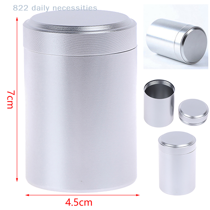 Herbal Wellness Supplement - 1x Silver Airtight Proof Container Aluminum