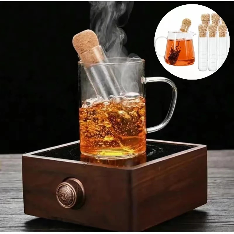 Herbal Wellness Supplement - Creative Glass Tea Infuser Pipe Glass