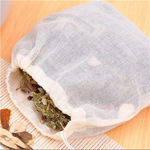 Herbal Wellness Supplement - 1pc/10Pcs Cotton Tea Bags Muslin Drawstring