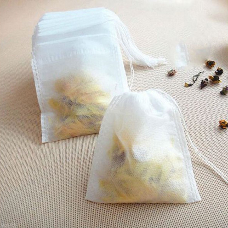 100Pcs Disposable Teabags Non- - Herbal Wellness Supplement ulasan dan harga