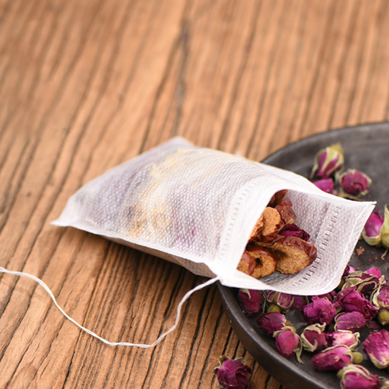 100Pcs Disposable Teabags Non- - Herbal Wellness Supplement ulasan dan harga