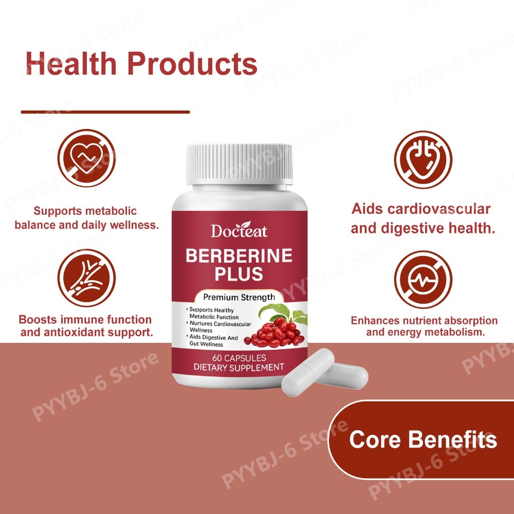 Berberine Plus Supplement 60Ca - Herbal Wellness Supplement ulasan dan harga