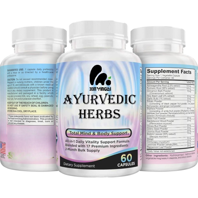 60 capsules of Ayurvedic herba - Ayurvedic & Herbal Wellness Kits ulasan dan harga