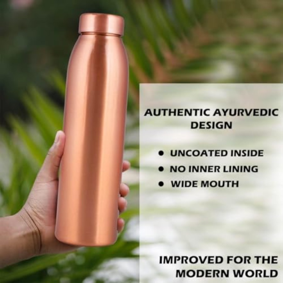 Copper Water Bottle 1L - Gift  - Ayurvedic & Herbal Wellness Kits ulasan dan harga