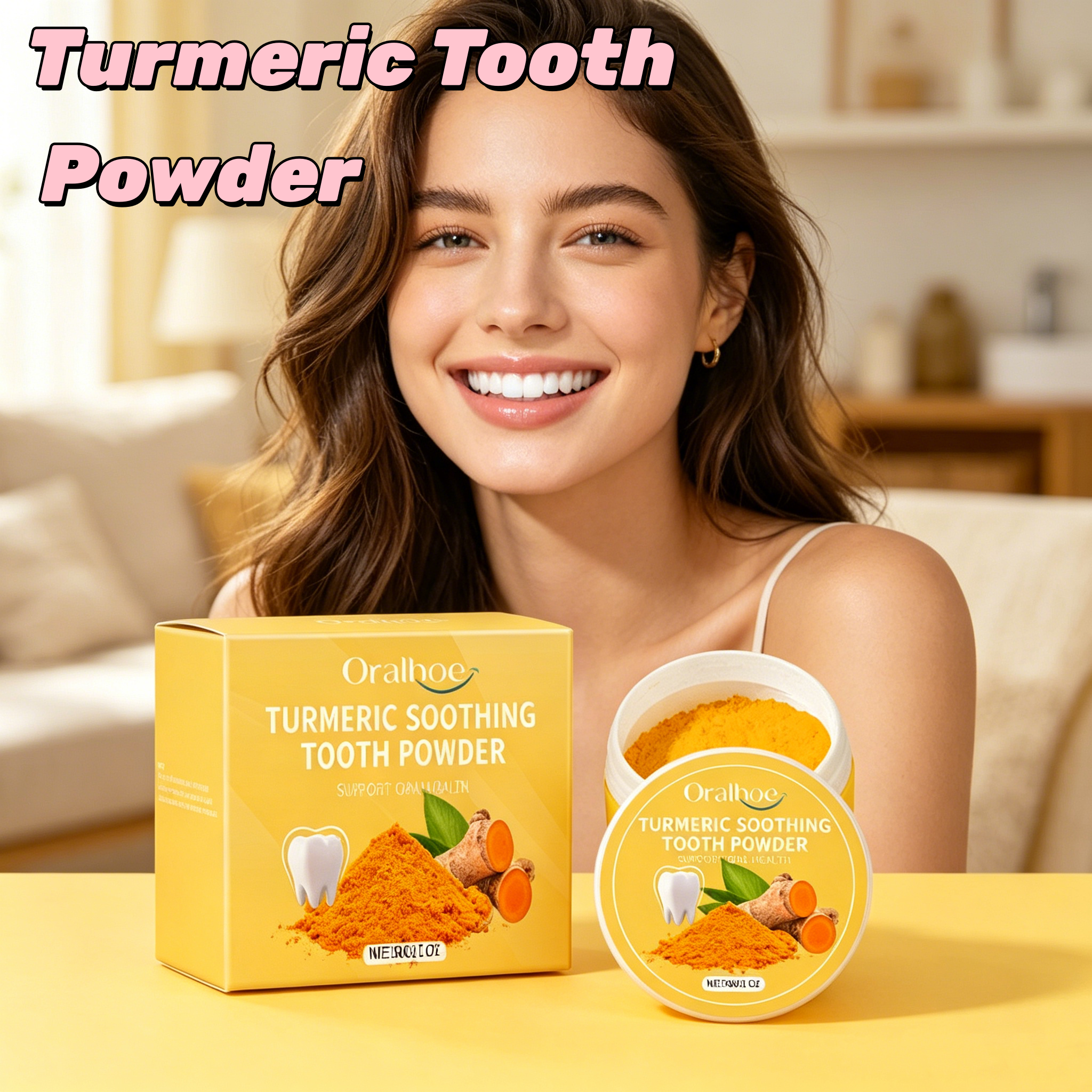 Turmeric Teeth Whiten Powder R - Ayurvedic & Herbal Wellness Kits ulasan dan harga