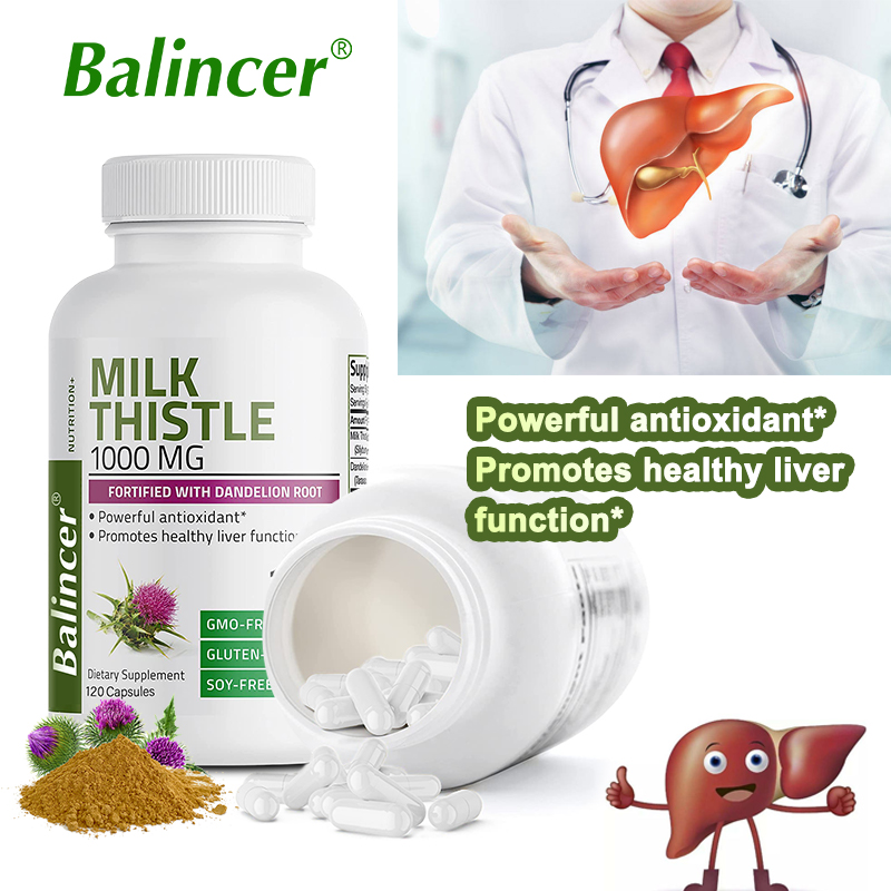 Natural Milk Thistle Supplemen - Milk Thistle Silymarin ulasan dan harga