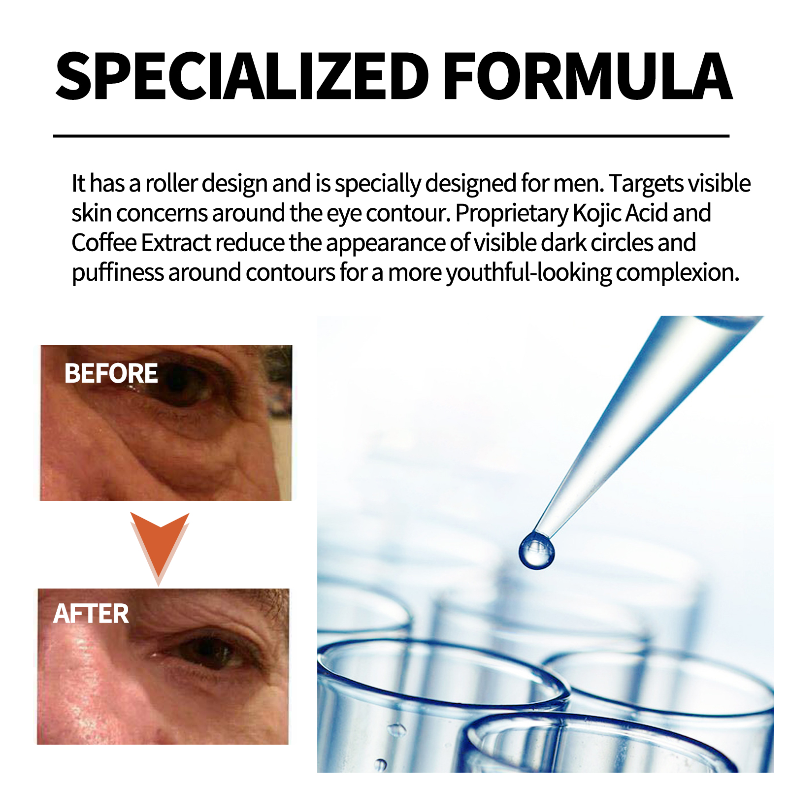 Men's Retinol Eye Cream Eye Ba - Milk Thistle Silymarin ulasan dan harga