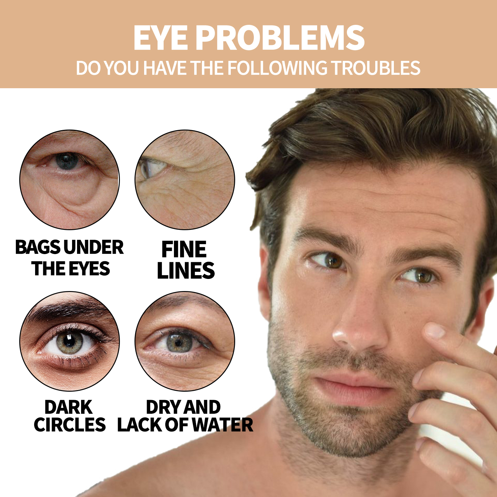 Men's Retinol Eye Cream Eye Ba - Milk Thistle Silymarin ulasan dan harga