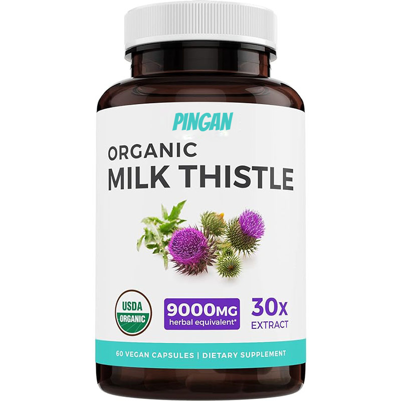 Organic Milk Thistle Capsules  - Milk Thistle Silymarin ulasan dan harga