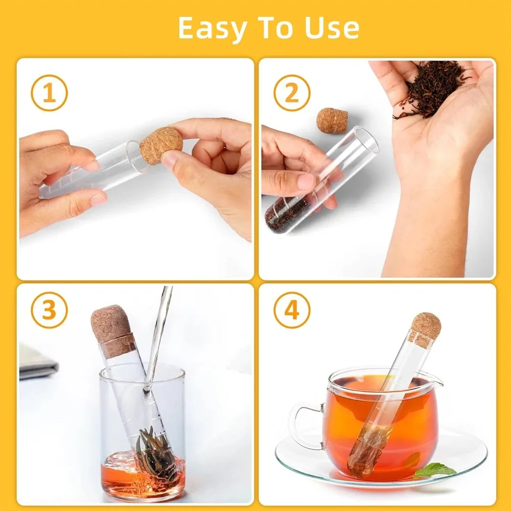 Creative Glass Tea Infuser Pip - Herbal Wellness Supplement ulasan dan harga