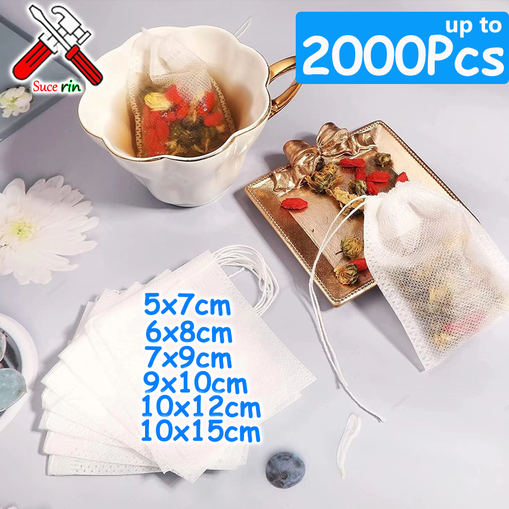 100-2000Pcs Disposable Tea Fil - Herbal Wellness Supplement ulasan dan harga