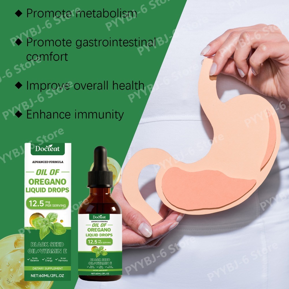 Oregano Oil Liquid Drops 60ml  - Herbal Wellness Supplement ulasan dan harga