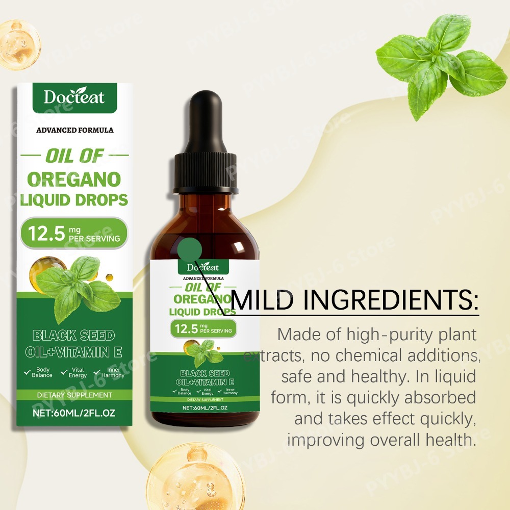 Oregano Oil Liquid Drops 60ml  - Herbal Wellness Supplement ulasan dan harga