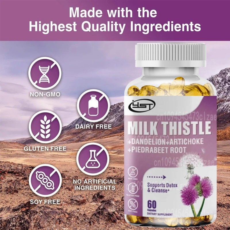 Milk Thistle Supplement Contai - Milk Thistle Silymarin ulasan dan harga