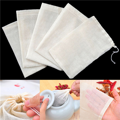 1pc/10Pcs Cotton Tea Bags Musl - Herbal Wellness Supplement ulasan dan harga