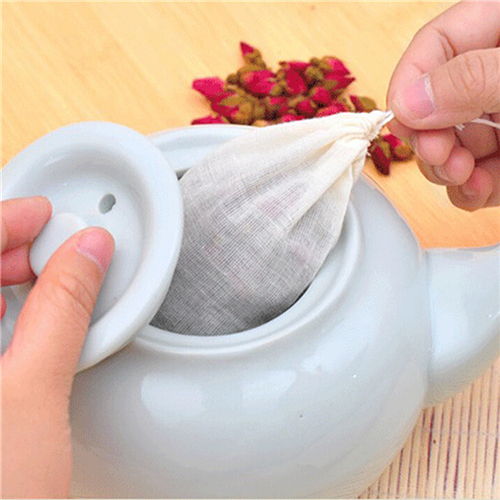 1pc/10Pcs Cotton Tea Bags Musl - Herbal Wellness Supplement ulasan dan harga