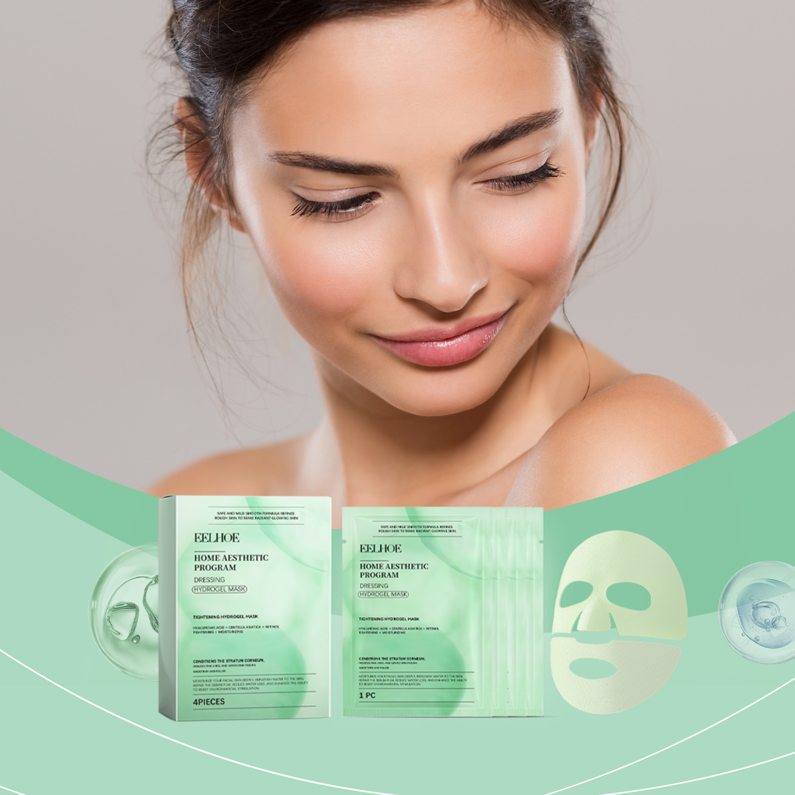 Tightening Hydrogel Mask Effec - Milk Thistle Silymarin ulasan dan harga